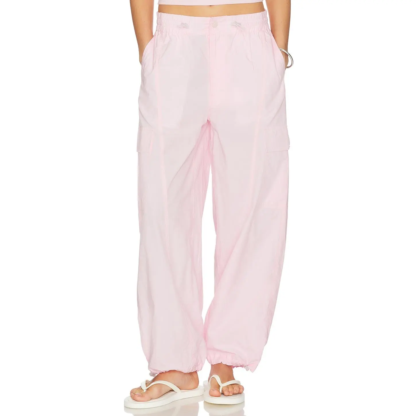 MOTHER The Seamed Skydiver Flood Pants in Airhead