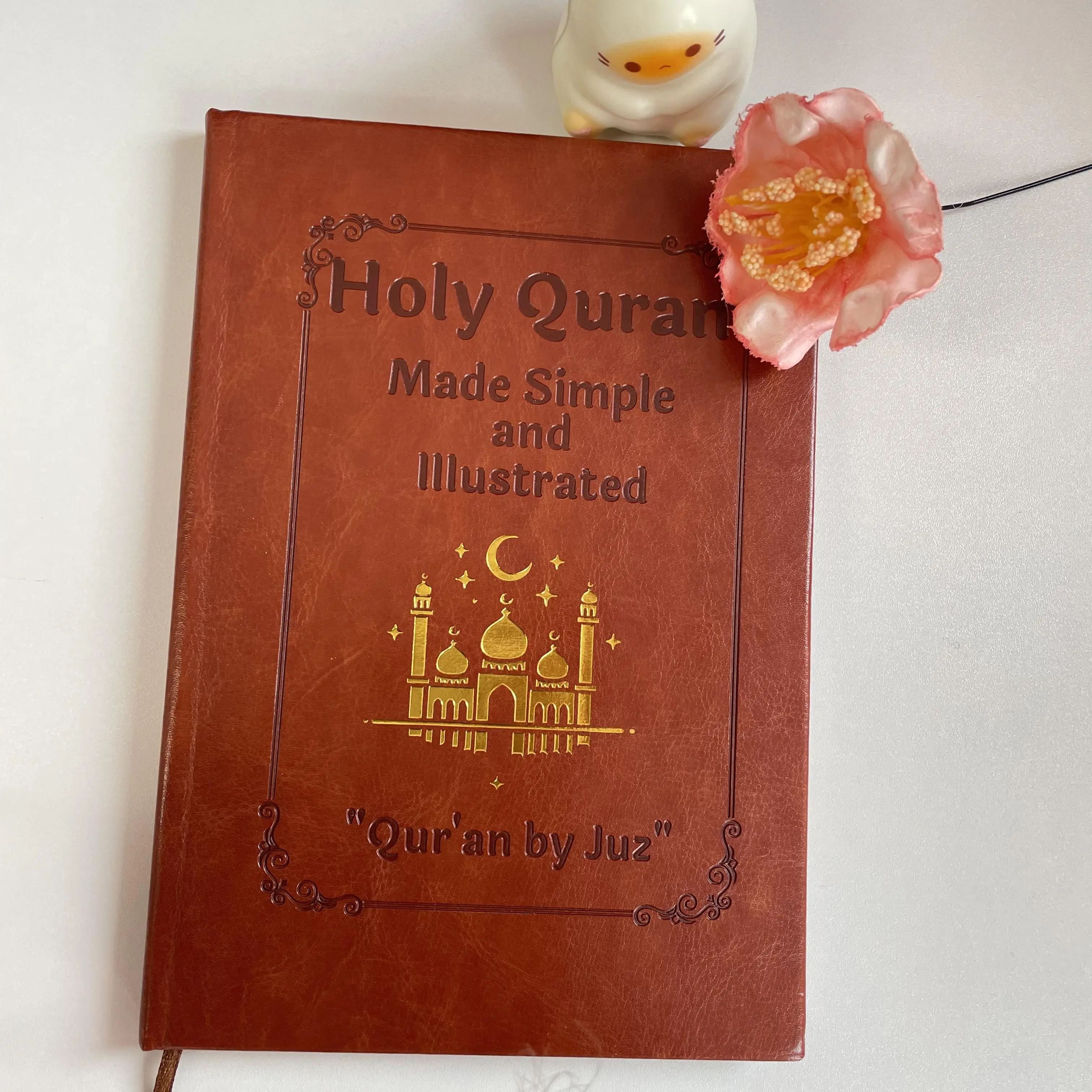 Holy Quran Journey Notebook, Illustrated Juz Thematic Breakdowns for All 114 Surahs, Easy-to-Follow Study Guide, Summarized Text, Versatile Office Stationery Gift for Beginners, Ramadan Celebrations