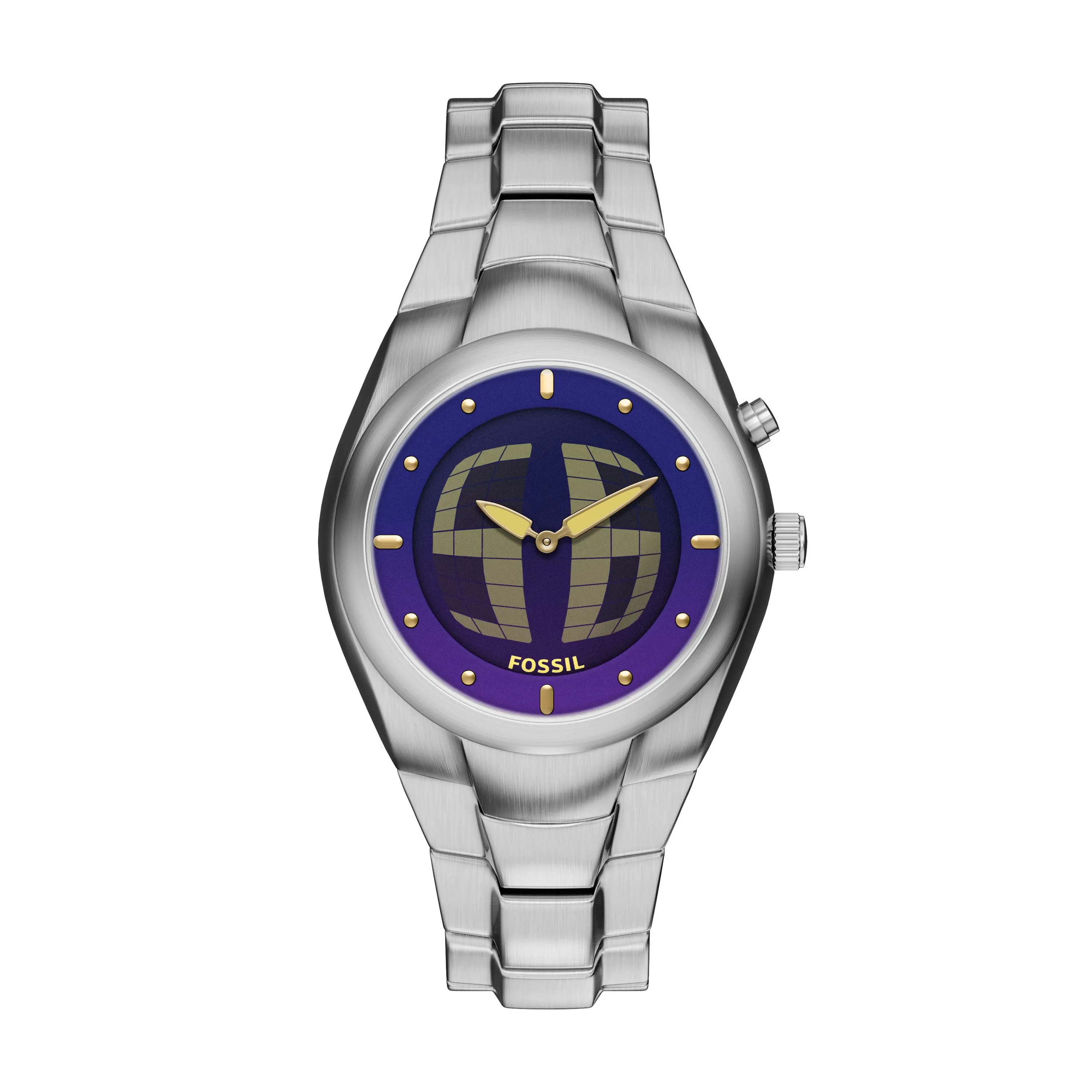 Fossil Men's Y2K Big Tic 40MM Stainless Steel Watch