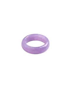 Lilac Purple Jade Ring