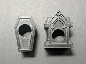 Tomb Coffin Magnetic Jumping Spider Hides | Black, Goth, Witchy, Themed, Jumping Spider Accessories, Jumping Spood Hide