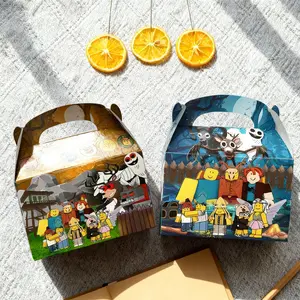 12/24/36pcs Roblox 99 Nights in The Forest Party Theme Birthday Party Decoration Gift Boxes Gift Bag Baby Shower Party Supplies