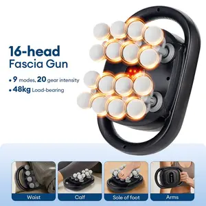 New 16-Head Fascia Gun, Multifunctional Full Body Massager, Neck Shoulder Relaxation, Back Muscle Therapy, Abdominal Pressure Relief, Relax Body Muscles Tool, Relaxation Aid, Massagers For Neck And Back Pain Relief