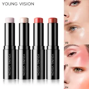 young vision Celestial Glow Balm Highlighter Stick, Hydrating Multi-Purpose Makeup for a Glass Skin Effect & Dewy Radiance on Cheeks, Eyes & Body