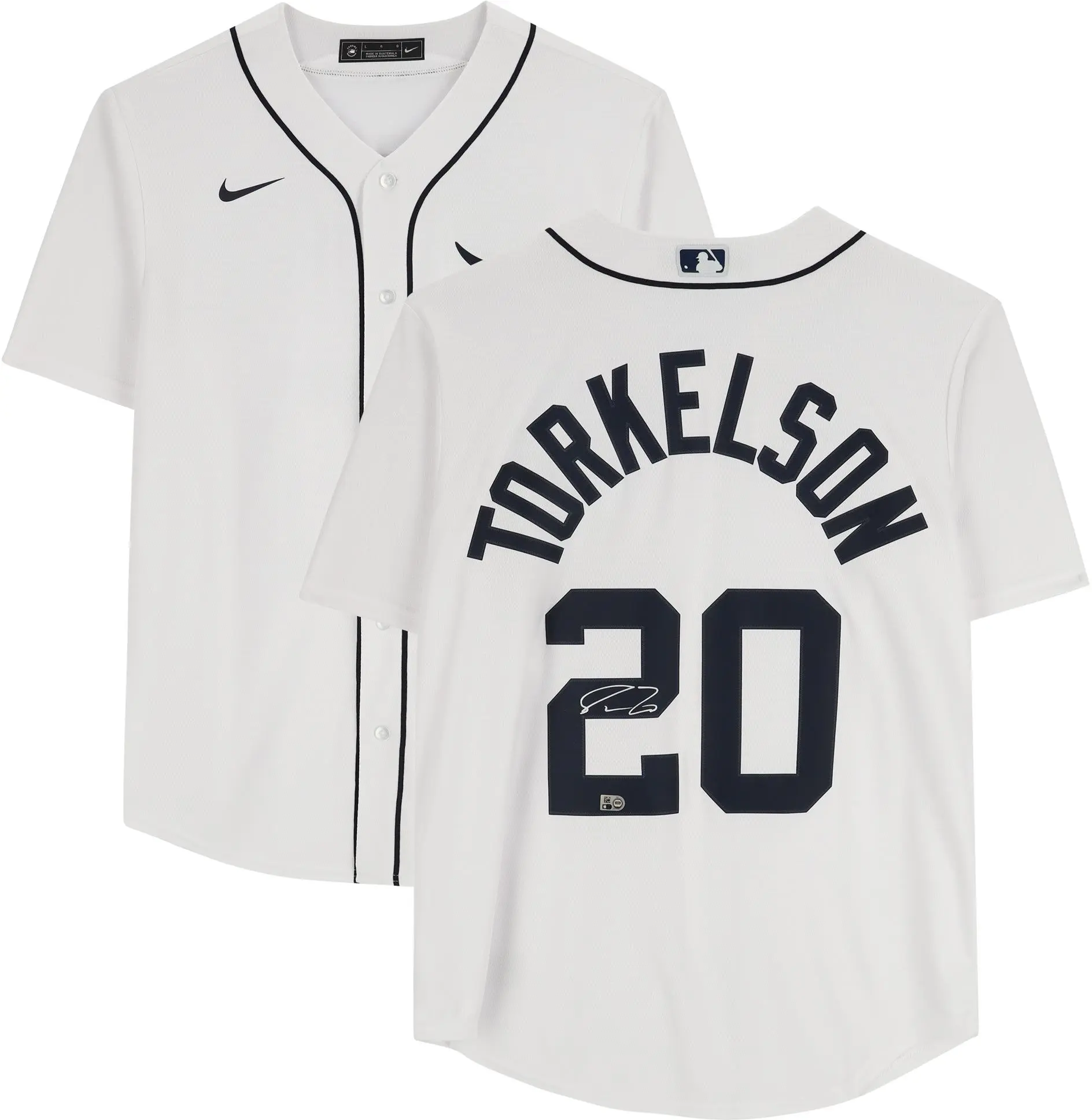 Spencer Torkelson Detroit Tigers Autographed White Nike Replica Jersey - Fanatics Authentic Certified