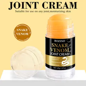 ROZINO Snake Venom Joint Care Cream Roll-On Portable Plant Extract Soothing Moisturizing Joint Care 40g
