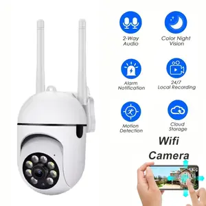 Smart HD Security Camera | Intelligent Alerts & Motion Detection | Full-Color Night Vision & Two-Way Audio | 24-Hour Recording | Baby & Pet Monitoring | Easy Installation