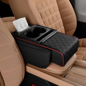 Car Center Console Storage Box, Multifunctional CarCenter Console Armrest Pad, Car Interior Accessoriesfor Stowing & Tidying, Car Console Organizer