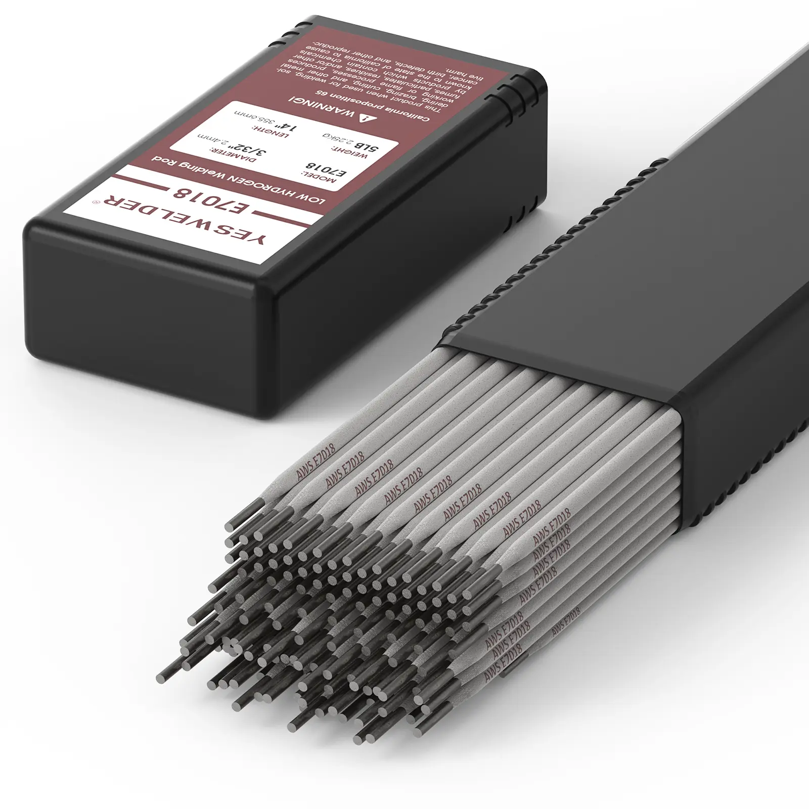 YESWELDER E7018 Low Hydrogen Carbon Steel Welding Rods - 5LB Pack, Multi-Size Options: 1/8", 3/32", 5/32" Stick Electrodes | Tools, Welding Accessories
