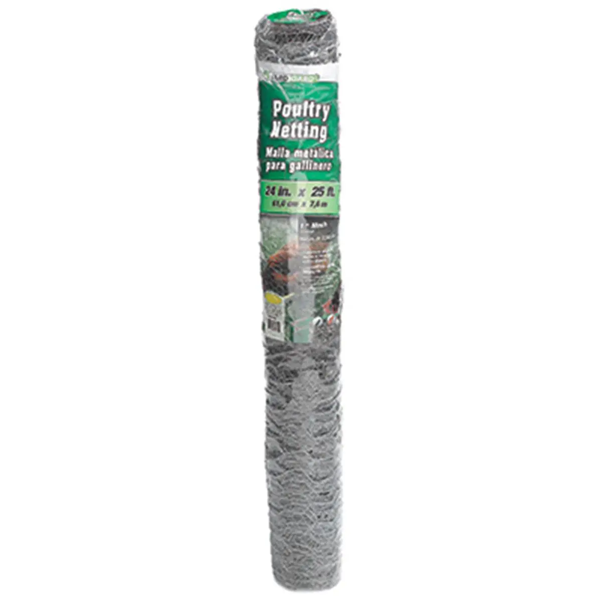 Midwest Air 308404B 24 in. x 25 ft. Galvanized Poultry Net- 1 in. Mesh