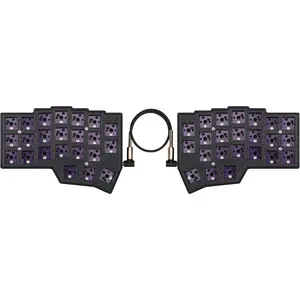 YIVU Corne V4 40% Split Mechanical Keyboard Kit, Wireless Ortholinear Ergonomic DIY Hot-Swap Column Stagger Compact Keyboard for Programmers