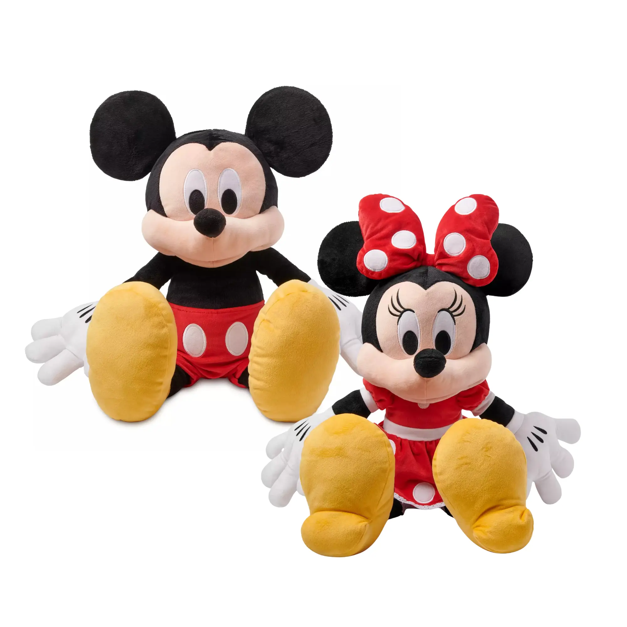 Disney Store Mickey Mouse & Minnie Mouse Red Plush Bundle - Large 21 1/4'' Disney Store Mickey Mouse & Minnie Mouse Red Plush Bundle - Large 21 1/4''