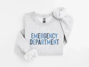 Emergency Department Crewneck, ER Nurse, Emergency Room Tech Gift, ER Tech Sweatshirt, Emergency Nurse Sweatshirt, Emergency Nurse Gift, ER