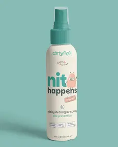 Nit Happens Daily Hair Detangler Spray, Haircare & Styling Treatment for Smooth, Tangle-Free Hair