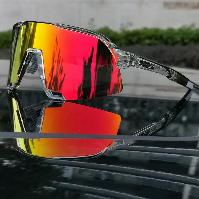 Unisex Sporty Sunglasses, Polarized Lightweight Protective Eyewear, Casual Fashionable Cycling Goggles for Men & Women with Blue Light Blocking for Screens, Mirror