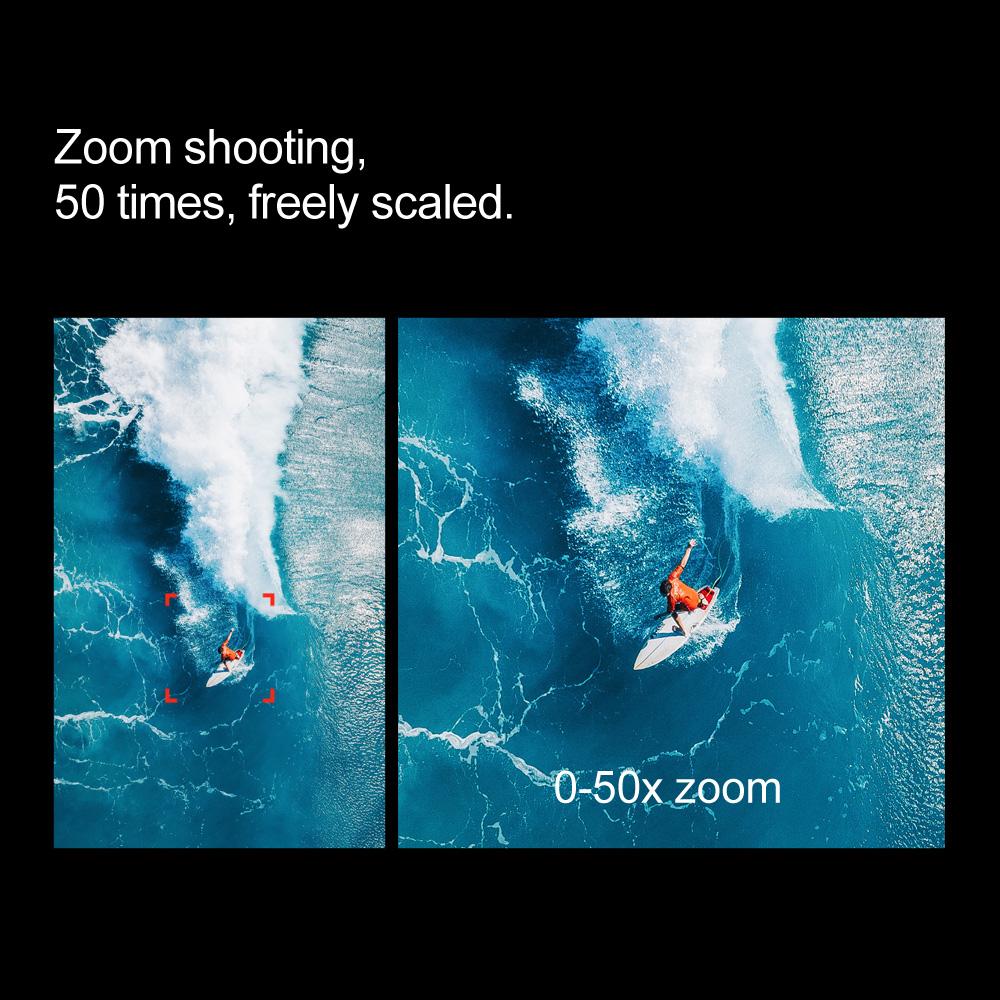 V168 Pro Max Drone with 8K  PTZ Camera, 4.5" Screen Remote Control, 2000m Long Range, GPS Return-to-Home, Brushless Motors, Dual Lenses, Foldable Design, 244g Lightweight, 100m Flight Altitude, 2 Batteries