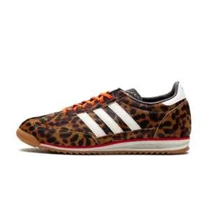 Adidas SL 72 OG Leopard Print Women's Trendy Daily Casual Fashion Footwear Walking Sneaker Trainer Girl