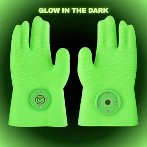 Glow in the Dark – MagneCHEF Magnetic Easy On & Off BBQ Gloves