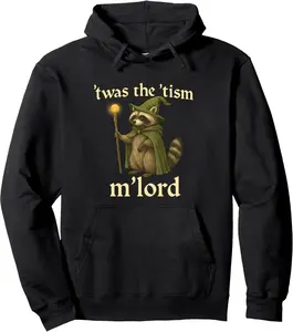 Twas the Tism Mlord Funny Autism Gen Z Meme Shirt Unisex Hooded Sweatshirt