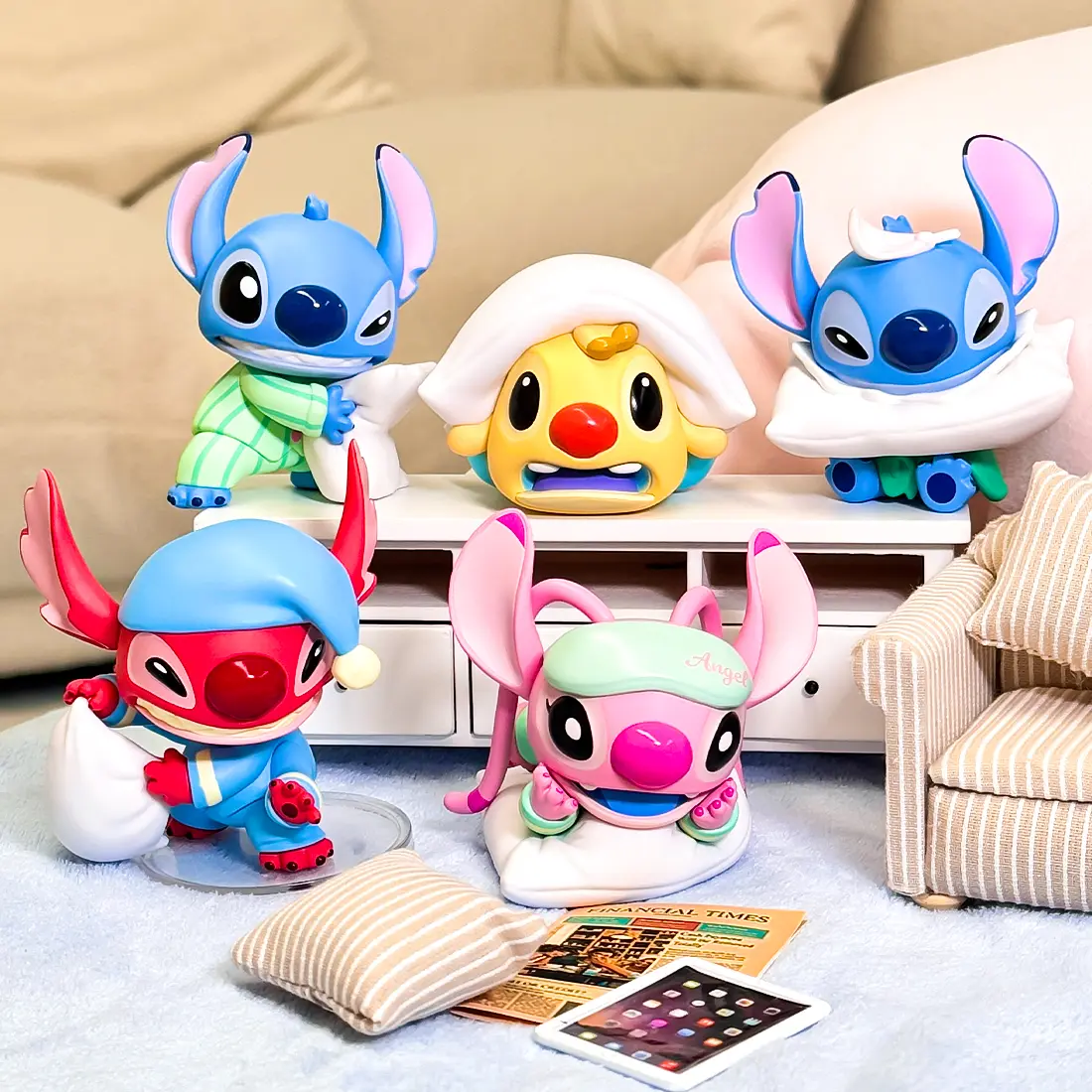 Disney Stitch Pillow Fight Series Blind Box – Collectible Kawaii Figures, Mystery Surprise for Fans & Anime Room Decor! (Officially Licensed)#Summervibes, Random Surprise Set, Sealed Hobby Box, Back To School, Blind Bag Unboxing