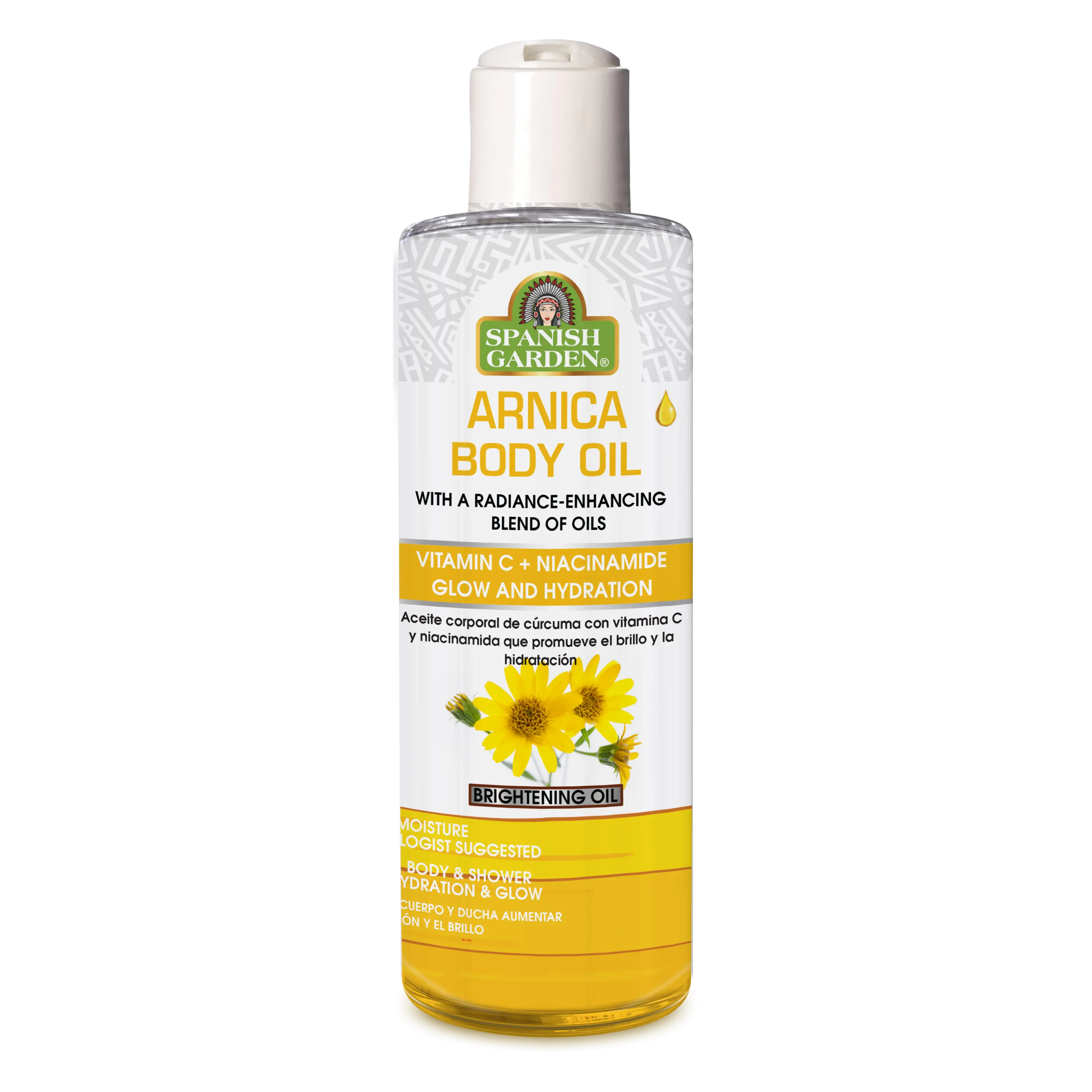 Spanish Garden Arnica Montana Body Oil - Beauty & Body Care Anti-Ache Massage Oil for Muscle Relief, Joint Comfort, Recovery, Sore Muscles, Bruises, Swelling, Inflammation - Fast-Absorbing for Relaxation, Daily Use, Anti-Ache Body Oils