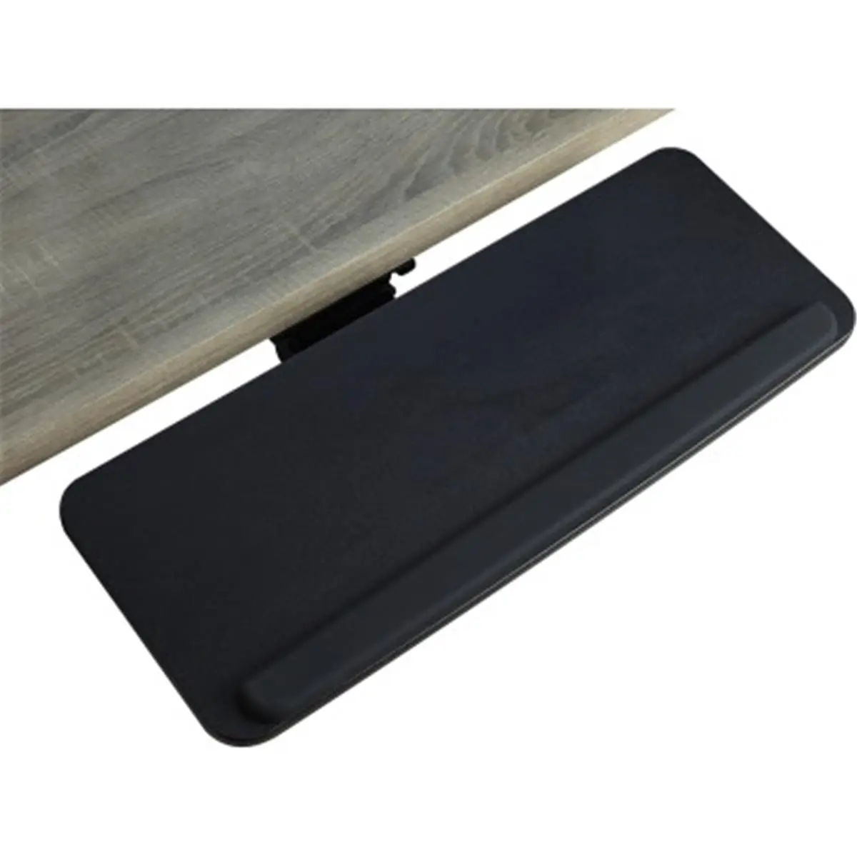 Lorell LLR99543 28.5 in. Ergo Keyboard Tray, Black, Desk Mount, Height-Adjust Computer Accessory