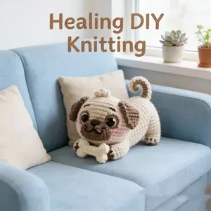 Crochet Kit for Beginners, Includes Video Tutorial and Written Guide, Perfect for Backpack Decor, Indoor Display, Gift Ideas