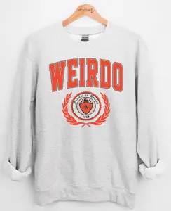 Weirdo Varsity Graphic Top