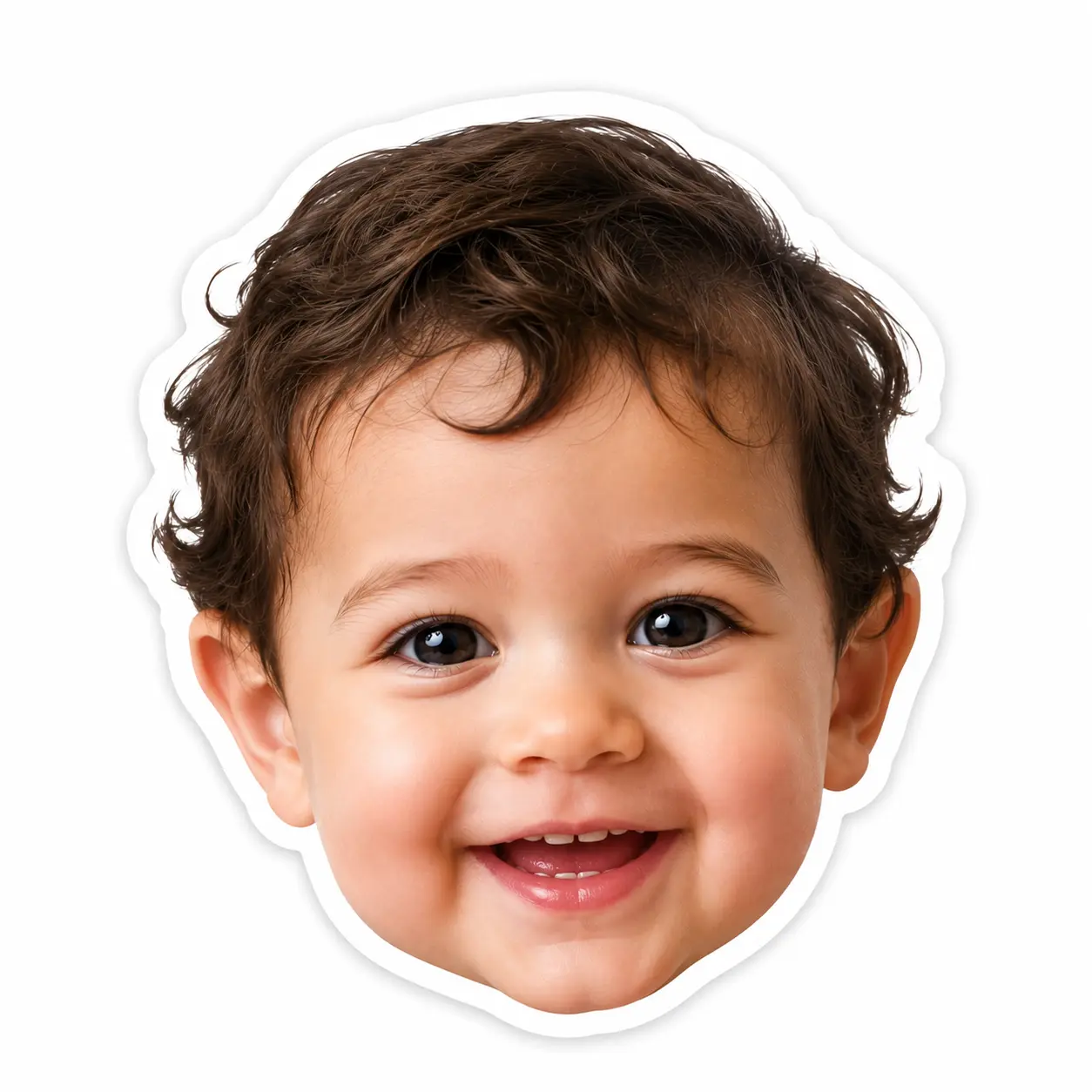 Custom Stickers Logo - Full Sized High Quality matte Sheets 40 ct. Personalized Stickers Favors Face