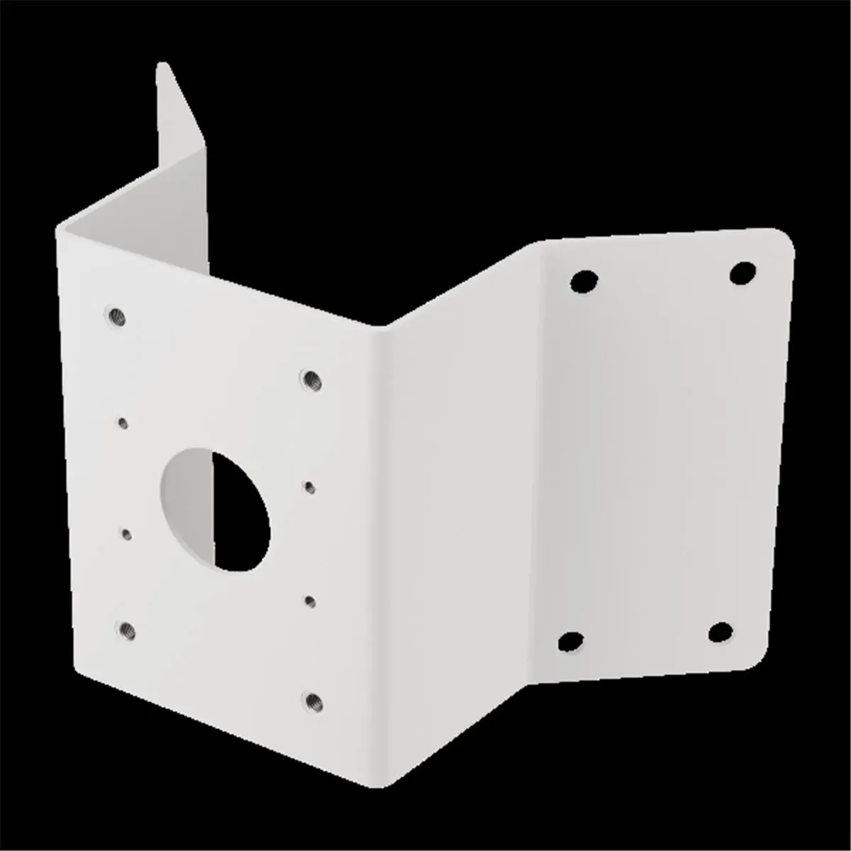 Hanwha Aluminium Corner Mount Adapter - White Camera Accessory Compatible with XNP-6400RW, XNP-8300RW, XNP-9300RW