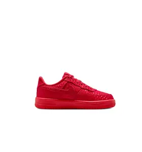 Little Kid's Nike Force 1 Low Lace 'Valentine's Day' University Red/University Red