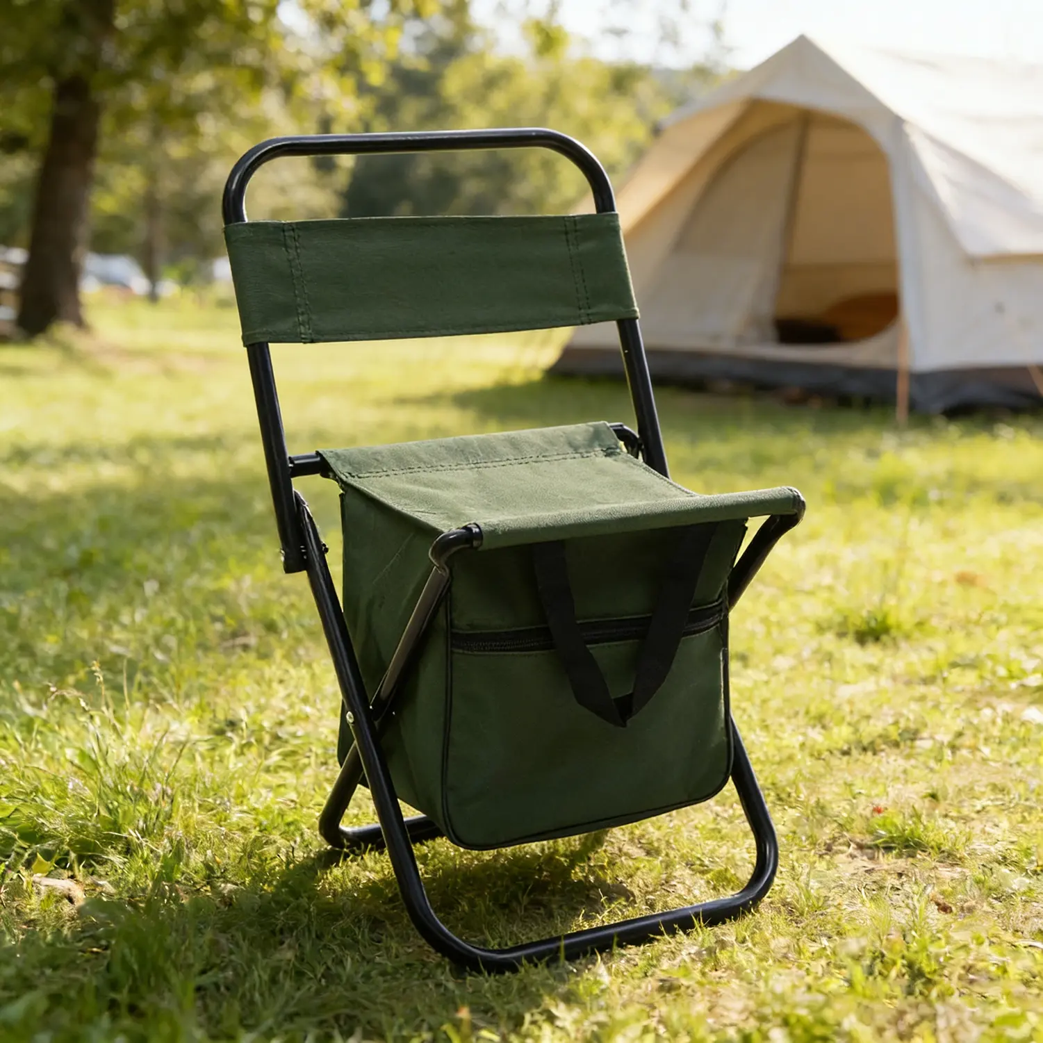 Fishing chairs with storage bags, portable foldable camping chairs, compact fishing stools, hunting chairs, and outdoor backrest stools are all very suitable for camping, hunting, fishing and hiking