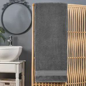 Mocassi 1-Piece Premium Turkish Cotton Three Line Popcorn Oversized Bath Sheet Towel 40 x 80 Inch