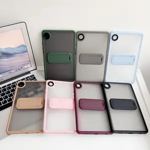 Solid Color Hard Tablet Case with Kickstand, Shockproof Tablet Protective Cover, Tablet Accessories Compatible with Samsung Tab A7 Lite 8.7 Inch