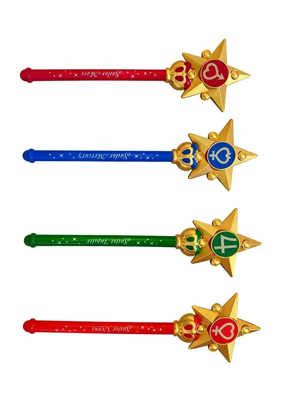 Kinstore 20" Star Power Stick PU Foam Moon Scepter for Cosplay Sailor Transformation Star Wand Moon PU Foam Weapon
