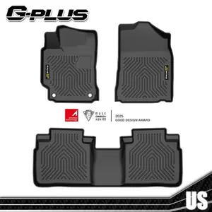 3D Molded TPE Car Floor Mats, All-Weather Liners with Laser Scan Flush Fit, Waterproof & Stainproof, Compatible with 2015-2016-2017 Toyota Camry fathersdaygift