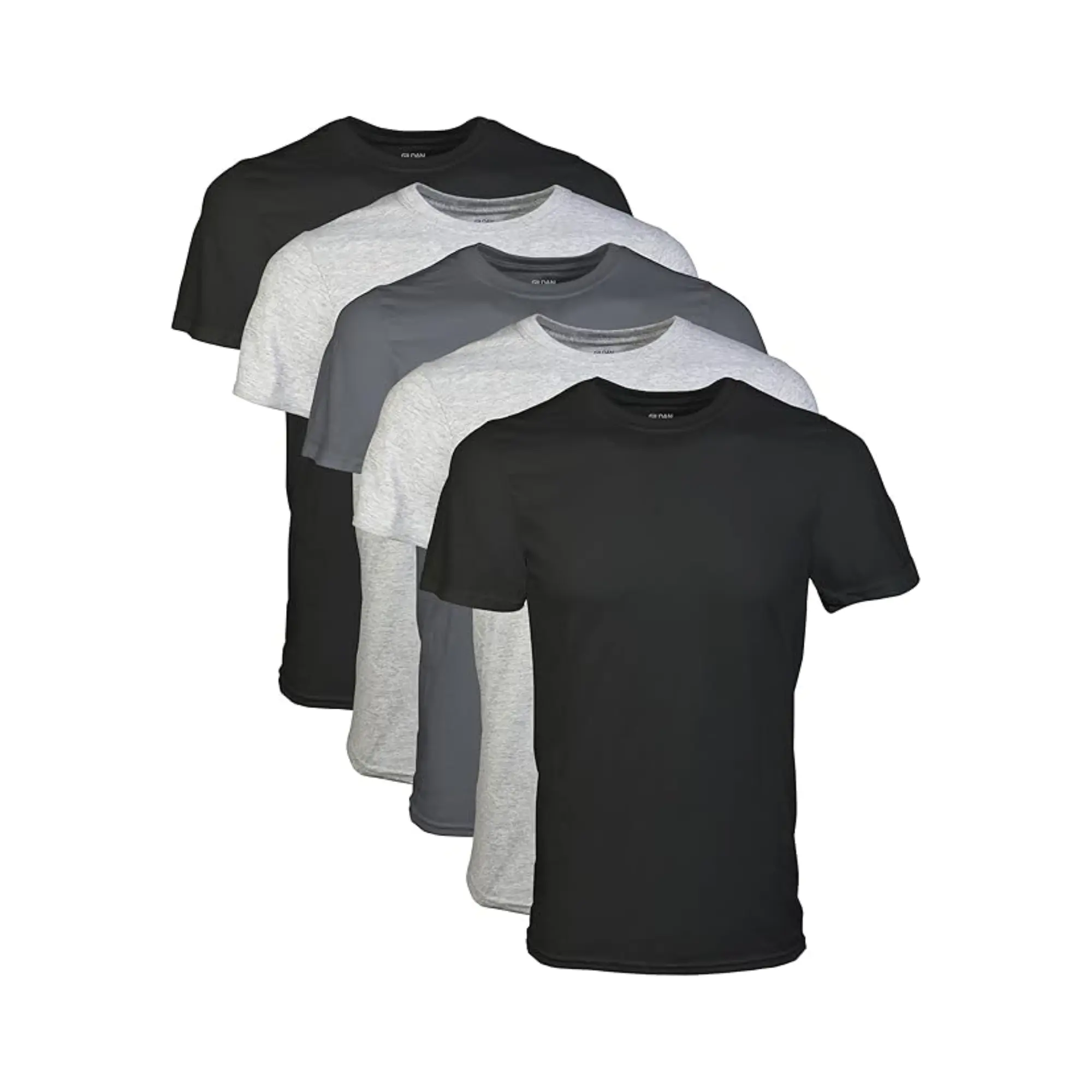 Gildan Men's Classic Breathable Crew T-Shirts, Multipack, Style G1100