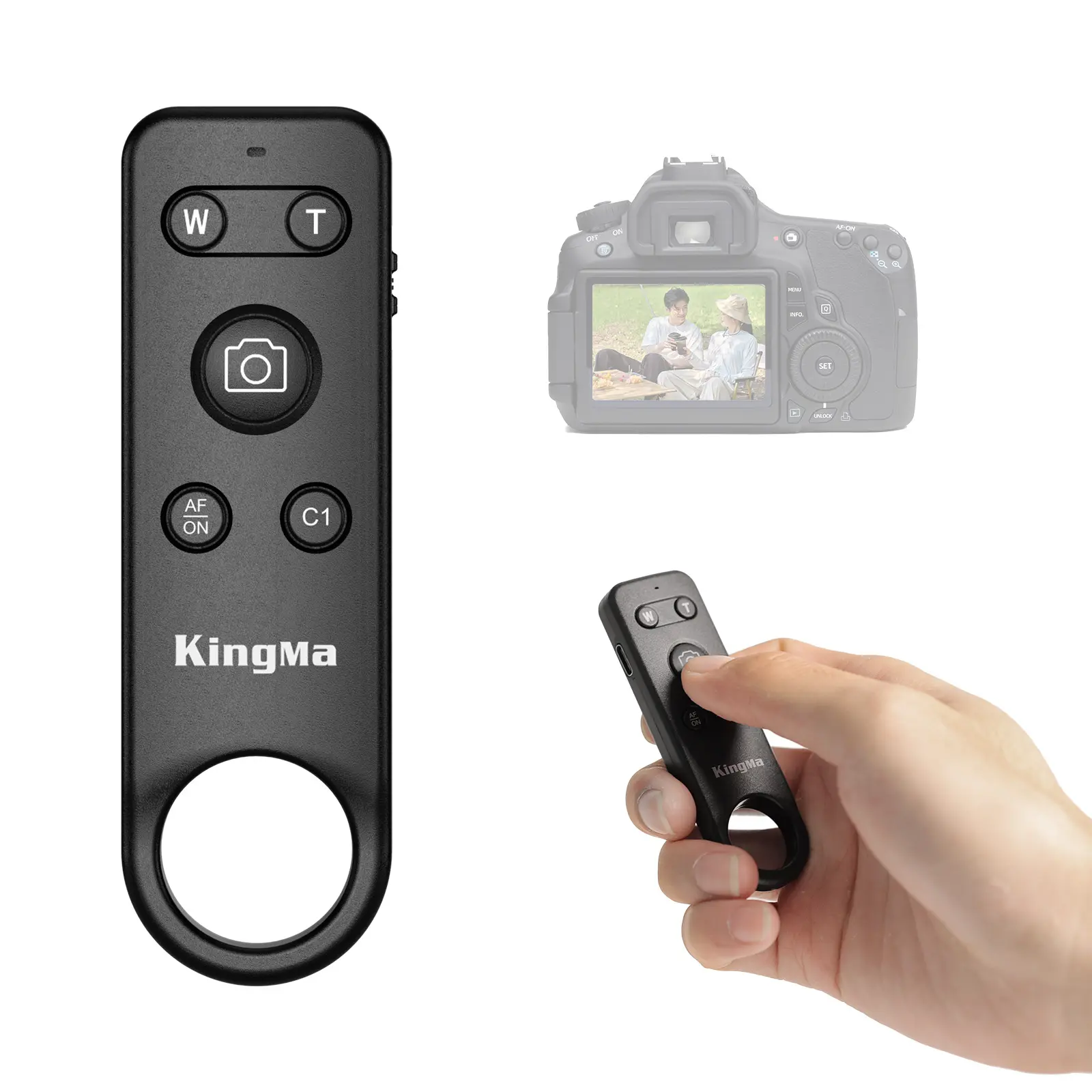 Instant Bluetooth Shutter Remote - Portable Pocket Camera Accessory, Wireless Multifunction Device for Selfies, Compatible with Sony, Nikon, Canon