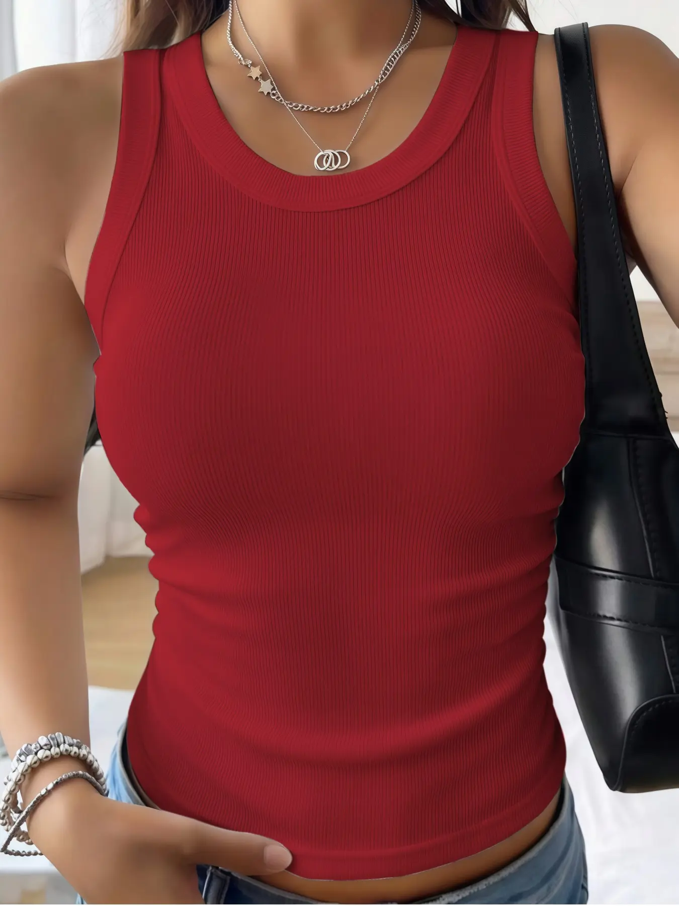 tank top red - TikTok Shop