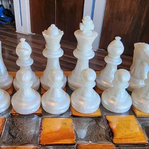 Xtra Large Custom Epoxy Resin Chess Pieces