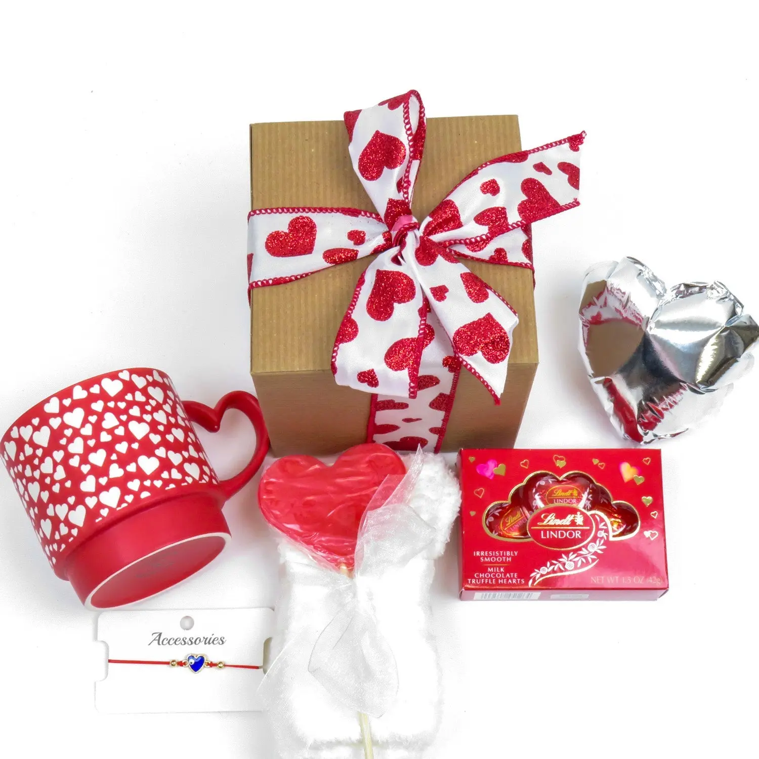 Valentine's Day Heartfelt Gift Set with Mug & Treats