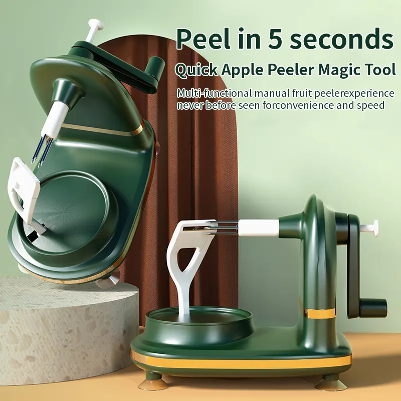 Manual Apple Peeler Slicer Corer 3 in 1 for Home Kitchen Apple Pie Applesauce Making