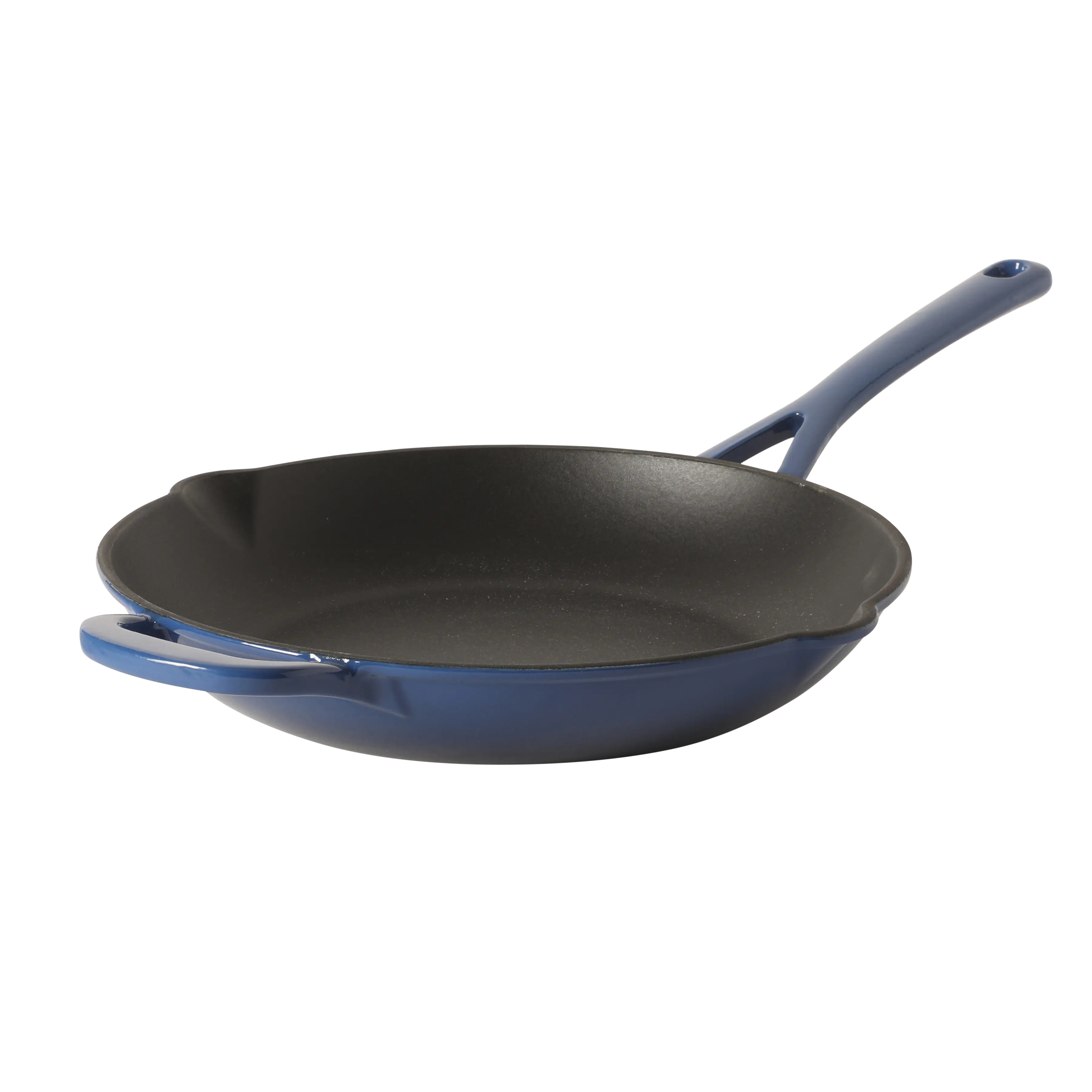Martha Stewart Gatwick 12-Inch Enameled Cast Iron Skillet with Dual Handles, PFAS-Free, Induction Compatible, Oven Safe to 500°F