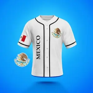 Mexico White Baseball Jersey