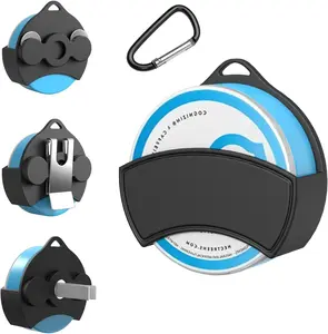 Zyn Holster Clip - Silicone Belt Clip & Magnetic Mount for ZYN, Alpha Pouch Tins | Car Visor, Vent, Backpack Clip | Heavy-Duty Alternative to Plastic - Unique Gift for Him