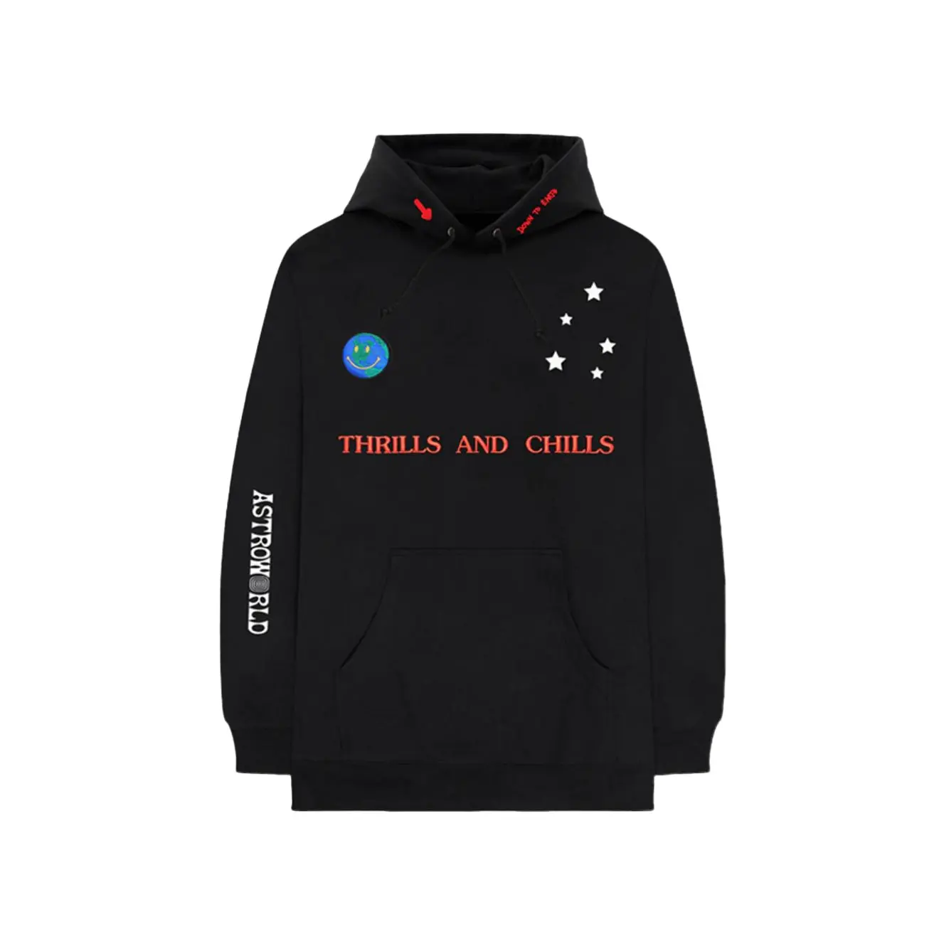 Cactus Jack Astroworld World Peace Hoodie Black (83665-107) Men's Size  L-XXL Menswear Stylish - TikTok Shop