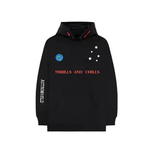 Cactus Jack Astroworld World Peace Hoodie Black (83665-107) Men's Size L-XXL Menswear Stylish