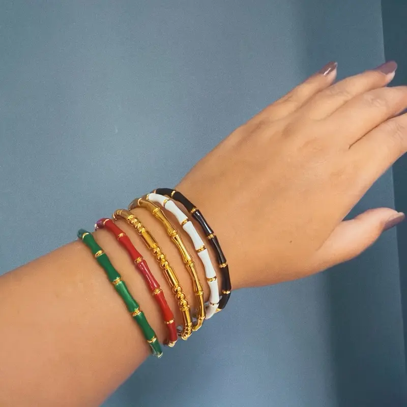 Eco-Friendly Bamboo Bangle, Simple and Lightweight Unisex Accessory for Natural Style and Daily Wear