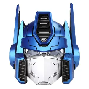 Transformers G1 Optimus Prime Wearable Helmet with Detachable Armor Parts Exclusive Voice Changer & Magnetic Gear Covers 15pcs Collectible Displayable Helmet