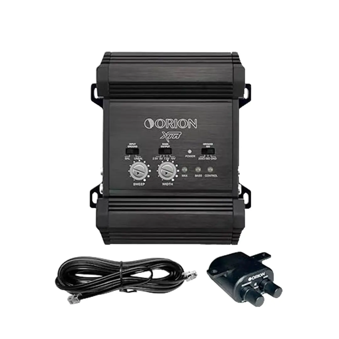 Orion XTR-BP25 High-Performance Audio Bass Processor Amplifier - 10V Output, Bass Restoration, Remote Control, Adjustable Settings, Noise Reduction